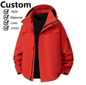 Chaqueta Deportiva Impermeable y Cortavientos con Capucha para Senderismo, Montañismo y Camping, Transpirable - Product Image 1