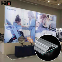 Support de bannière pliable pour photomaton, boîte à lumière LED, toiles de fond pour affichage, équipement publicitaire