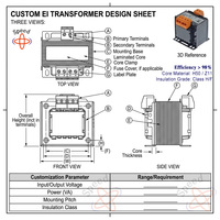 Transformateur basse fréquence OEM Auto 2kva 3kva 4kva 5kva 25kva 400v à 690v 800v à 690v 690v à 230v abaisseur de fréquence