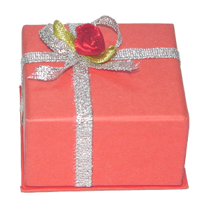 Gran oferta, caja de regalo de joyería con anillo de cartón de forma cuadrada personalizada con revestimiento UV, embalaje de reloj con impresión en relieve de cualquier Color - Product Image 4