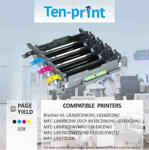 Tambour compatible à dix impressions DR411/421/431/441/451/461/471/491CL pour <span class=keywords><strong>Brother</strong></span> HL-L8260 L8360 MFC-L8610 8690 8900 <span class=keywords><strong>DCP</strong></span>-8410 - Product Image 2