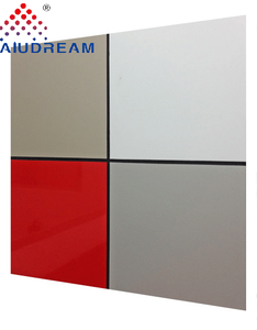 Revestimiento de Pared de Aleación de Aluminio ACP Aluco 4'x12' Serie 3000, Color Personalizado, Ignífugo, Espejo, Alta Resistencia a la Corrosión, para Construcción - Product Image 1