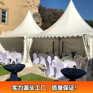 Pagoda <b>Tent</b> 25 Sqm Aluminum Alloy <b>Frame</b> PVC Fabric Waterproof Four Season Wedding Party <b>Tent</b> - Product Image 2