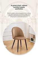 Meubles de salon au design classique du fournisseur avec coussins moelleux et accoudoirs, chaises de salle à manger abordables en tissu de velours