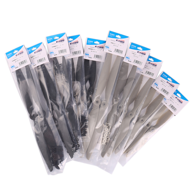 GEMFAN Fixed Wing Carbon Nylon CCW CW Propellers MR 8/9/10/11/12 Inch APCHigh-efficiency Electric Propeller Aircraft