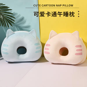 Almohada de siesta para bebé con diseño de dibujos animados, azul, rosa, verde, portátil, de nailon no tejido, para dormir boca abajo, para el aula, la oficina, la pausa del almuerzo - Product Image 4