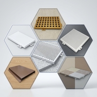 Revêtement extérieur moderne en panneaux d'aluminium courbés sur mesure pour la décoration de la façade des hôtels, des centres commerciaux, des villas et des hôpitaux