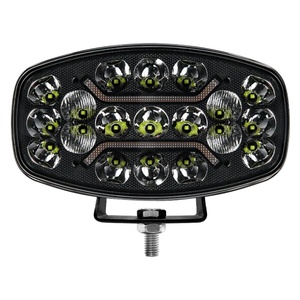 ไฟทำงานรูปวงรี 9 นิ้ว 80 วัตต์ กันน้ำ ไฟสปอร์ตไลท์ LED 10-60V ไฟสองสี ไฟตำแหน่ง ไฟขับขี่สำหรับรถบรรทุก ออฟโรด 4wd Suv - Product Image 1