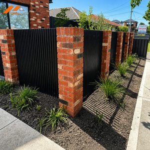 Panneau de clôture en aluminium à lattes horizontales, résistant aux intempéries, pour projet de cour de villa moderne - Product Image 2