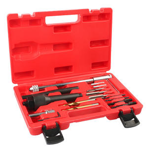 16Pcs Glow Plug Removal Set Automóvel Quebrado Glow Plug Eletrodo Ferramenta de Remoção Glow Plug Broken Electrodo Thread Repair Tool - Product Image 6