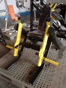 Machine d'extension de boucle de jambe assise chargée par plaque matérielle en acier d'équipement de gymnastique d'exercice de musculation d'intérieur commerciale pour l'usage de <span class=keywords><strong>club</strong></span> - Product Image 3