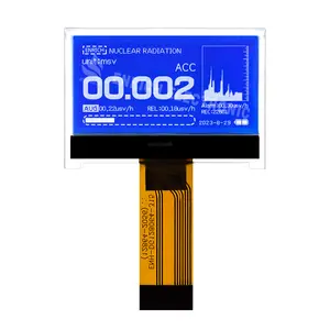 Pendeteksi energi pemasok LCD Shenzhen 1.7 inci 128x64 tampilan grafis FPC Dot Martix modul LCD