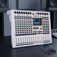 Console de mixage audio professionnelle 12 canaux avec effets numériques 99DSP, lecteur MP3 grand écran, mixeur USB pour DJ, scène et diffusion en direct