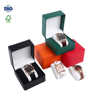 Boîte à montre en carton personnalisée de luxe, doublure en éponge, style classique haut de gamme, emballage pour montres pour hommes et femmes, cadeau de bijoux haut de gamme