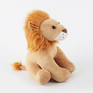 Poupée lion remplie de coton PP la plus vendue de haute qualité, jouet de lion d'animal de forêt, grand oreiller de jet de lion, cadeau pour des amis - Product Image 3