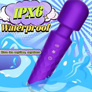 Juguetes sexuales recargables USB para parejas, vibrador de clítoris de punto G, masajeador de varita, vibrador de clítoris Anal impermeable de 10 velocidades - Product Image 5
