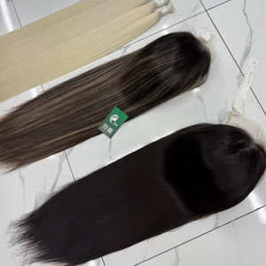 Perruque U-Part Ombre de Luxe 28 Pouces, Cheveux Humains Vierges Naturels Lisses, Dentelle Suisse HD, Prix de Gros - Product Image 3