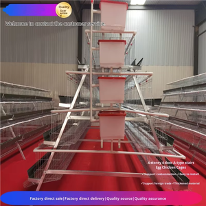 กรงเลี้ยงไก่<span class=keywords><strong>ไข่</strong></span>แบบสี่ชั้น สี่ประตู แบบขั้นบันได รุ่น A ติดตั้งง่าย - Product Image 4