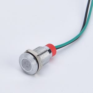 مصباح إشارة صناعي صغير LED مقاس 6/8/10/12 مم - هيكل معدني مقاوم للماء IP65، إضاءة إشارة للتركيب على اللوحة - Product Image 5