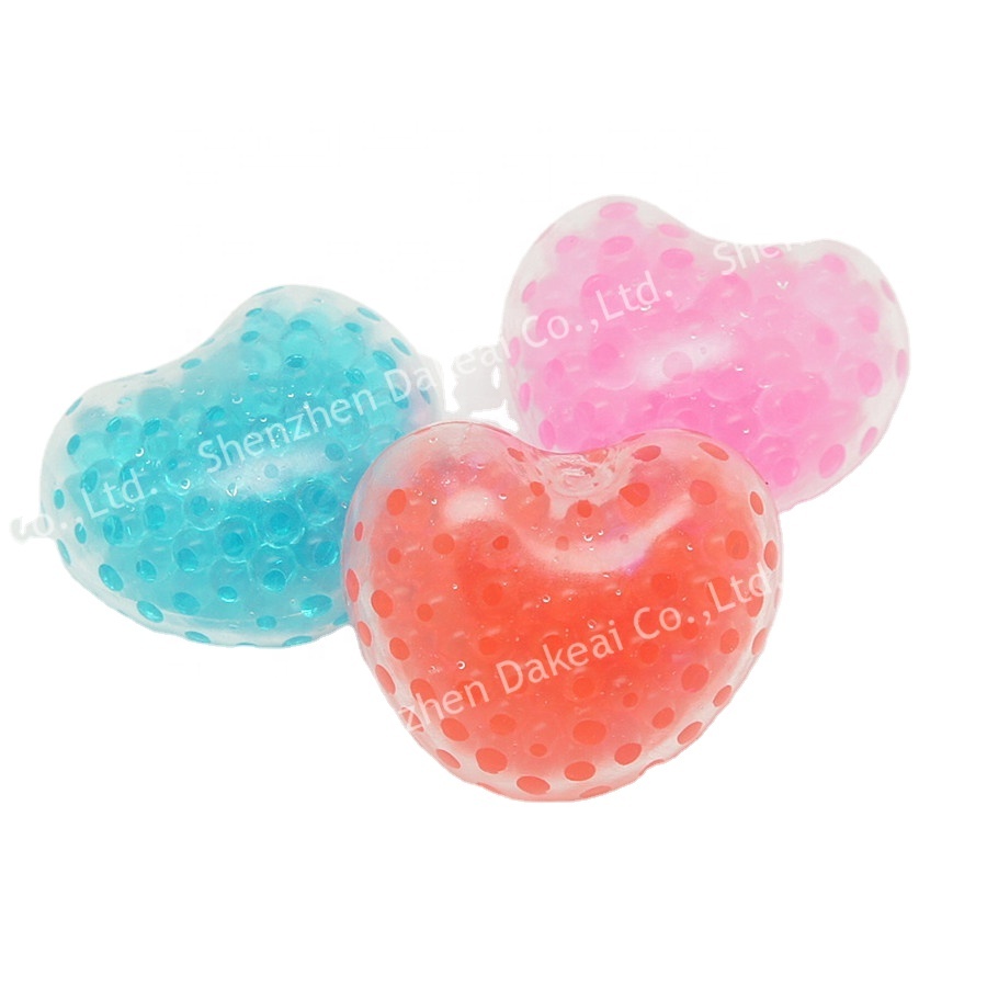 Новый дизайн, игрушки в форме сердца, медленно восстанавливающие форму антистрессовые шарики