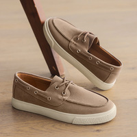 Nouvelles baskets pour hommes, chaussures bateau à lacets, chaussures plates en caoutchouc, prix bas, chaussures décontractées classiques, chaussures italiennes, vente chaude, chaussures africaines haut de gamme