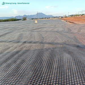 Tùy chỉnh Kinh Tế polyester Hàn <span class=keywords><strong>geogrid</strong></span> cho thời tiết kháng crack kháng xây dựng cho các dự án đường lái xe - Product Image 5