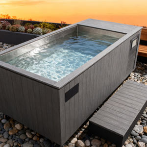 Mega paslanmaz çelik astar malzeme soğuk dalma Pod <span class=keywords><strong>Chiller</strong></span> atlet <span class=keywords><strong>Chiller</strong></span> ile buz banyosu 1HP - Product Image 4