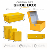 Boîte d'emballage pour chaussures en gros, boîte à chaussures pliable en carton ondulé avec logo personnalisé pour les magasins de vente au détail de baskets, Caja Regalo Carton