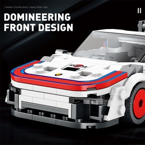 Reobrix 792 para <span class=keywords><strong>935</strong></span>, Set de Bloques de Construcción de Coche de Carreras, Blanco, Rojo, Azul, Serie de Ingeniería, Juguete Electrónico, Modelo a Escala 1:24 - Product Image 5