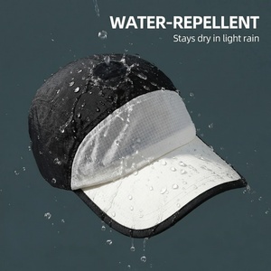 Gorra de Béisbol Deportiva de 6 Paneles, Ajustable, Transpirable, de Secado Rápido, Impermeable, <span class=keywords><strong>para</strong></span> Verano, <span class=keywords><strong>para</strong></span> Correr, Escalar, Hacer Senderismo y <span class=keywords><strong>Trekking</strong></span> - Product Image 1