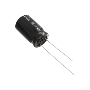 Condensateur ECA-2EHG470B, Distributeur Autorisé, CAP ALUM 47UF 20% 250V RADIAL TH Through Hole 47 uF - Product Image 1