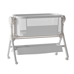 Cuna Eléctrica Inteligente para Bebés, <span class=keywords><strong>Cama</strong></span> <span class=keywords><strong>Colecho</strong></span> con 5 Velocidades de Balanceo Horizontal, Cuna para Bebés con Música Bluetooth y Control Remoto Inteligente - Product Image 1