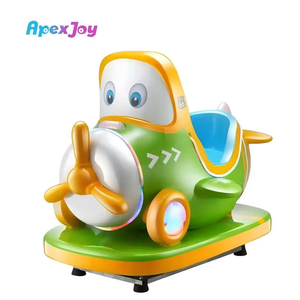 Nueva Máquina de Juego Arcade Infantil Operada con Monedas, con Diseño de Avión, Pantalla HD, de Fibra de Vidrio, <span class=keywords><strong>El</strong></span>éctrica, con Movimiento Oscilante, en Inglés - Product Image 2