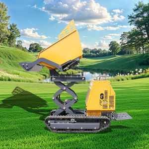 Mini-dumper sur chenilles avec <span class=keywords><strong>pelle</strong></span> frontale, camion benne hydraulique compact, idéal pour les travaux de génie civil – Vente directe usine - Product Image 3
