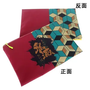 26 nuevo diseño Anime Wanted Luffy Demon Slayer Attack on <span class=keywords><strong>Titan</strong></span> bolsa para documentos con cremallera para documentos A4 para estudiantes en la escuela - Product Image 5