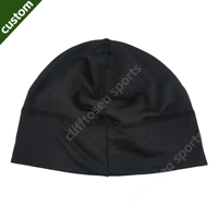Casquette Beanie Ajustable en Spandex Élastique pour Hommes et Femmes, Modèle Crâne Designer, Personnalisable OEM pour Événements Sportifs Enfants et Adultes, Noir Junior, Taille Unique (OSFA)
