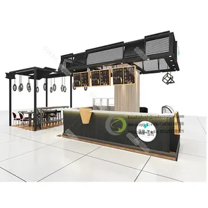 ผู้ผลิตที่กำหนดเองCoffee Kioskออกแบบ/Mall Coffee Kiosk /Coffee Kioskบ้านหรือขาย