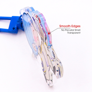 Portachiavi in Acrilico Ecologico con Charm <span class=keywords><strong>Anime</strong></span>, Portachiavi Personalizzato in Plastica con Stampa <span class=keywords><strong>Anime</strong></span> - Product Image 3