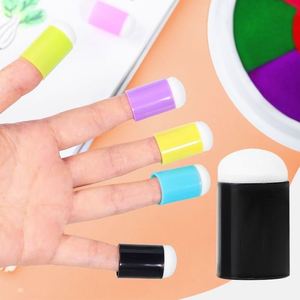 Outils de nail art DIY Ousure : Gabarit de dessin avec applicateur à tête ronde et carte en mousse pour la création de motifs et l'estampage d'encre - Product Image 3