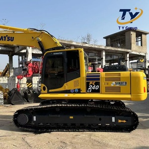 Excavatrice sur chenilles hydraulique KOMATSU PC240 de 24 tonnes, équipement de construction minière - Product Image 1