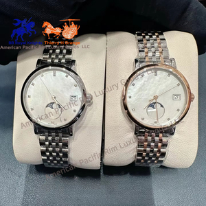 Montre-bracelet automatique de luxe Longnes pour hommes et femmes, design simple, mouvement à quartz, logo personnalisé, montre tendance, vente en gros directe - Product Image 2