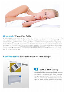 水蒸発空気冷却器水ファンコイル住宅用超薄型ハンギングエアコン - Product Image 6