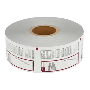 Rollo de película de papel de aluminio de precio competitivo de fábrica de China para embalaje médico de almohadilla de alcohol