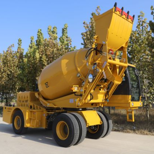 Camion malaxeur à béton autochargeur de 4 m3, 82 kW, camions à ciment SLM4000, malaxeur à ciment de construction - Product Image 2