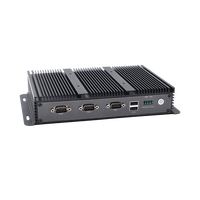 Mini Itx-miniordenador Industrial con Lan Dual, sin ventilador, I5 4300U, Rj45, Rs232, para automatización de equipos industriales