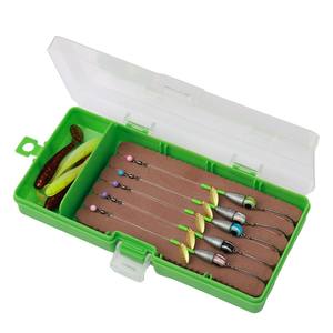 LUSHAZER Kit da Pesca Texas Rig con Piombo a Proiettile Girella Perlina e Terminale per Trota Persico Crappie e Pesce Persico - Product Image 2