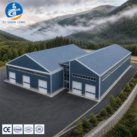 Structure en acier préfabriquée pour entrepôt industriel, charpente en acier galvanisé à chaud, guide d'installation par des ingénieurs