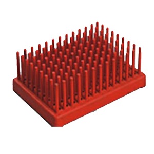 Test Tube Peg <b>Rack</b> Material Polypropylene Laboratory Instrument Hold Inverted Tubes for <b>Drying</b> Purpose - Product Image 1