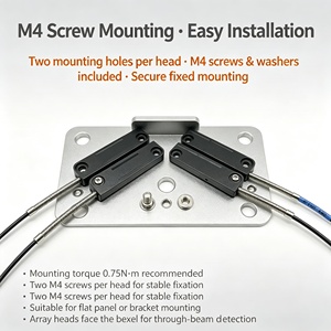 ชุดเซ็นเซอร์ไฟเบอร์ตัดแสงแบบฟรีคัตติ้งรุ่น Fu-a40 สำหรับระบบอัตโนมัติ - Product Image 1