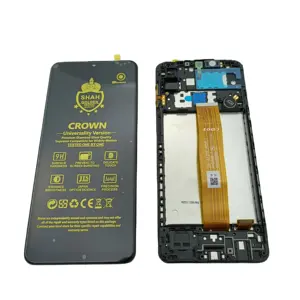 Original Lcd with frame for A12 smartphone touch screen for samsung mobile display lcds DHL special line available